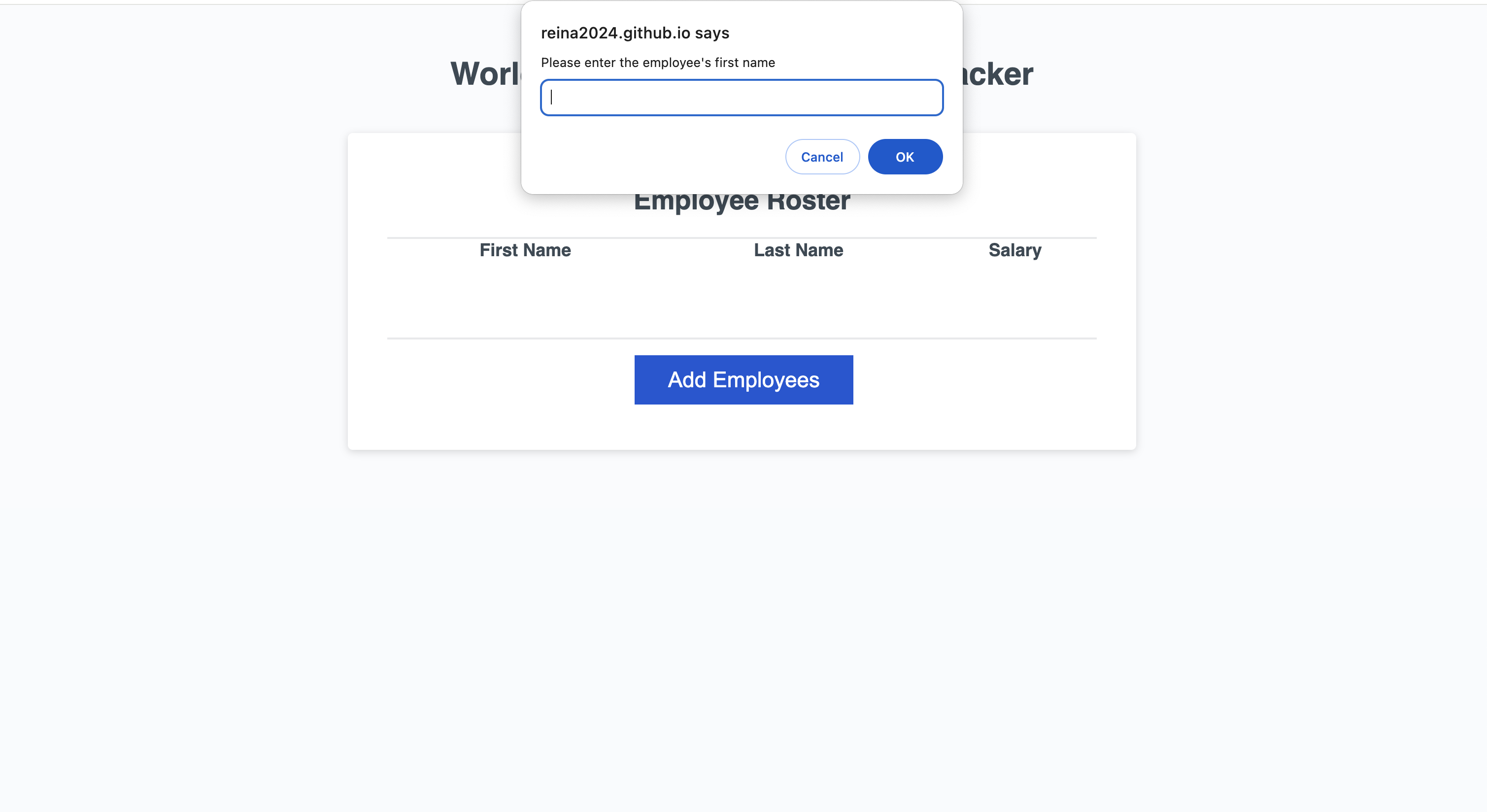 Payroll Tracker